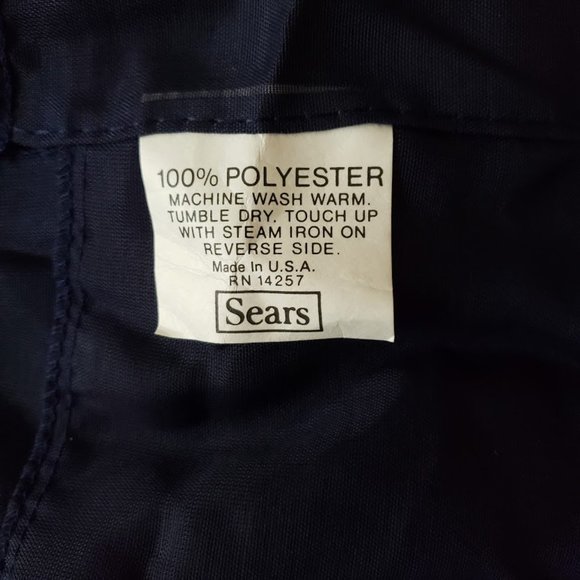 SOLD NEW Vtg Sears Priscilla Navy 60W X 54L - Picture 8 of 9